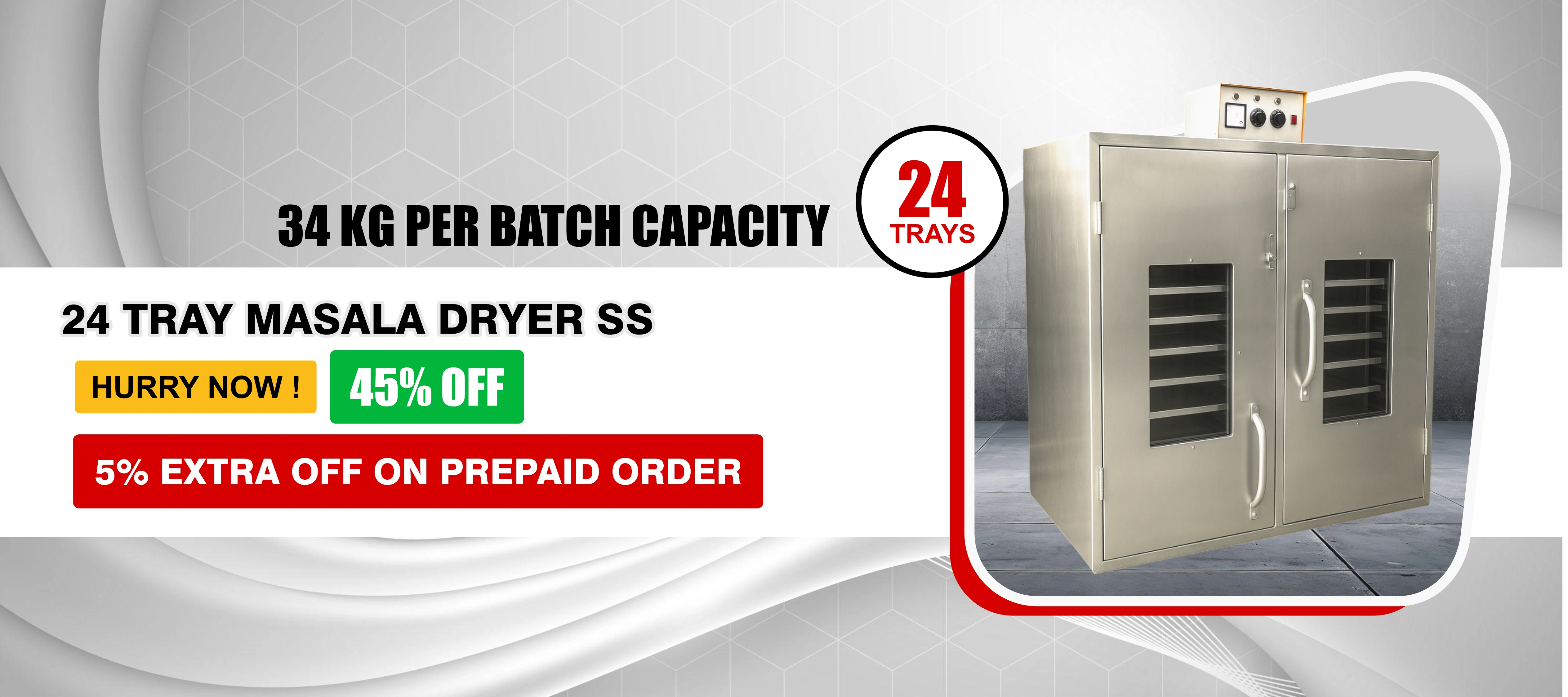 24 Tray Masala Dryer Sale - 45% Off